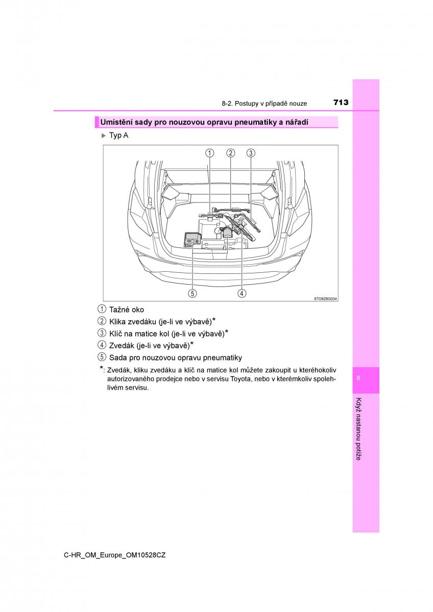 Toyota C HR navod k obsludze / page 713