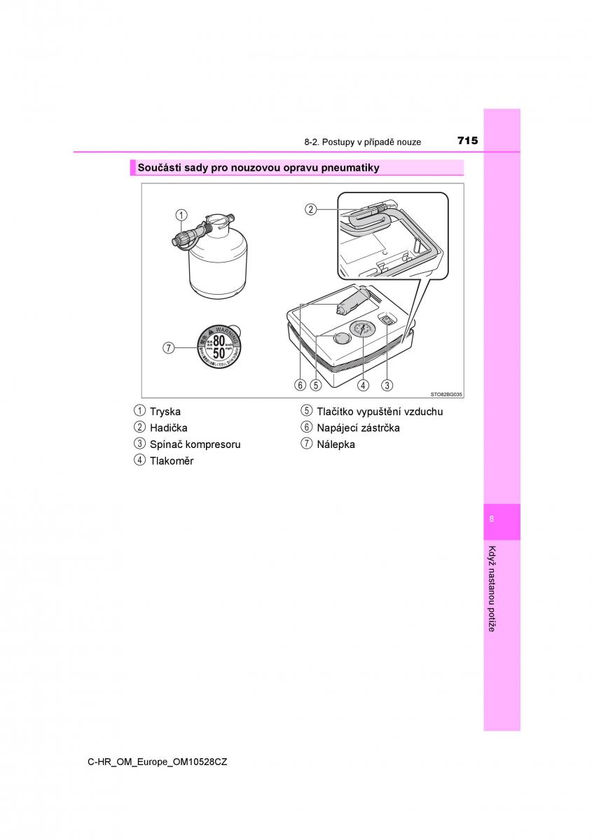 Toyota C HR navod k obsludze / page 715