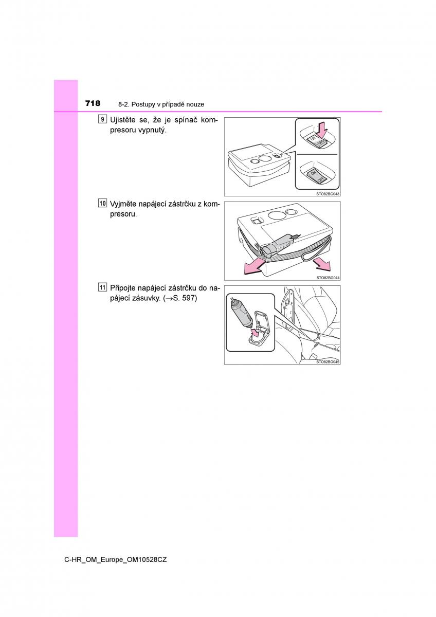 Toyota C HR navod k obsludze / page 718