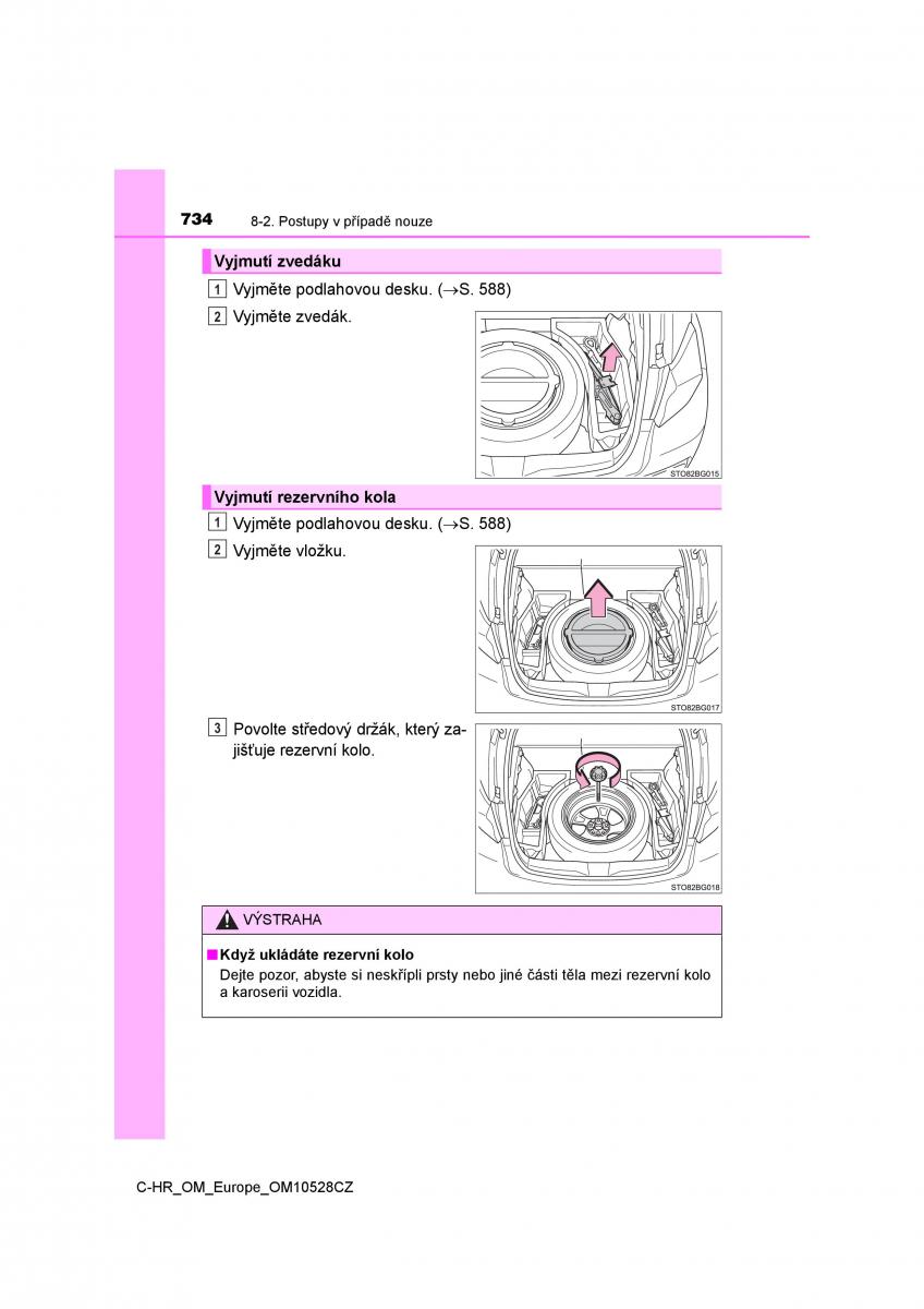 Toyota C HR navod k obsludze / page 734