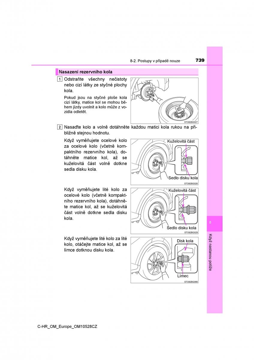 Toyota C HR navod k obsludze / page 739