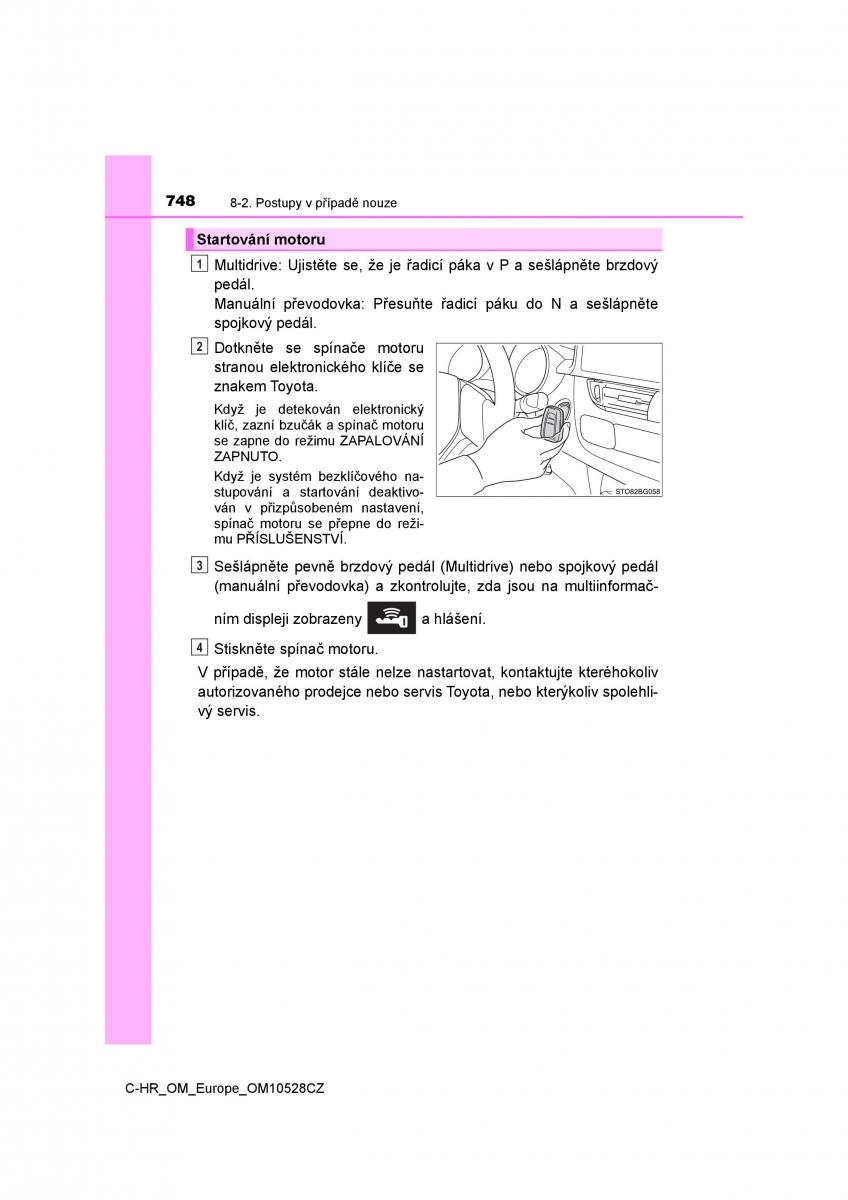 Toyota C HR navod k obsludze / page 748