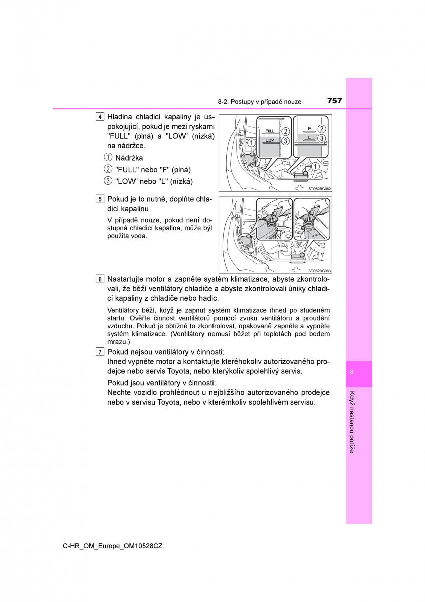 Toyota C HR navod k obsludze / page 757