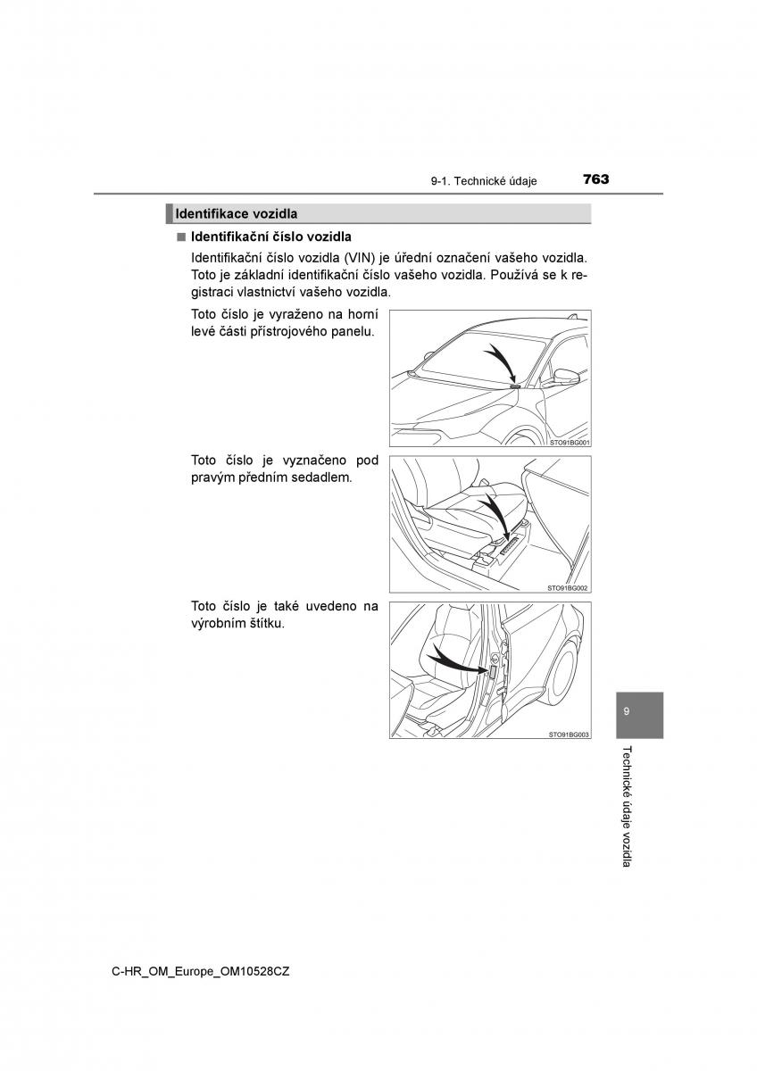 Toyota C HR navod k obsludze / page 763