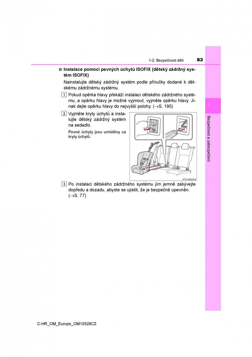 Toyota C HR navod k obsludze / page 83