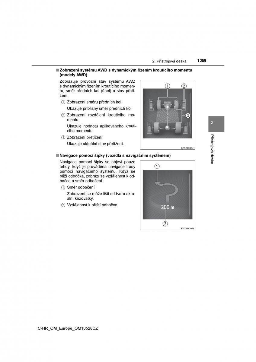 Toyota C HR navod k obsludze / page 135