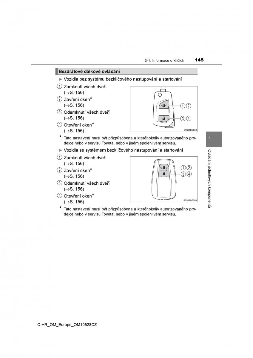 Toyota C HR navod k obsludze / page 145