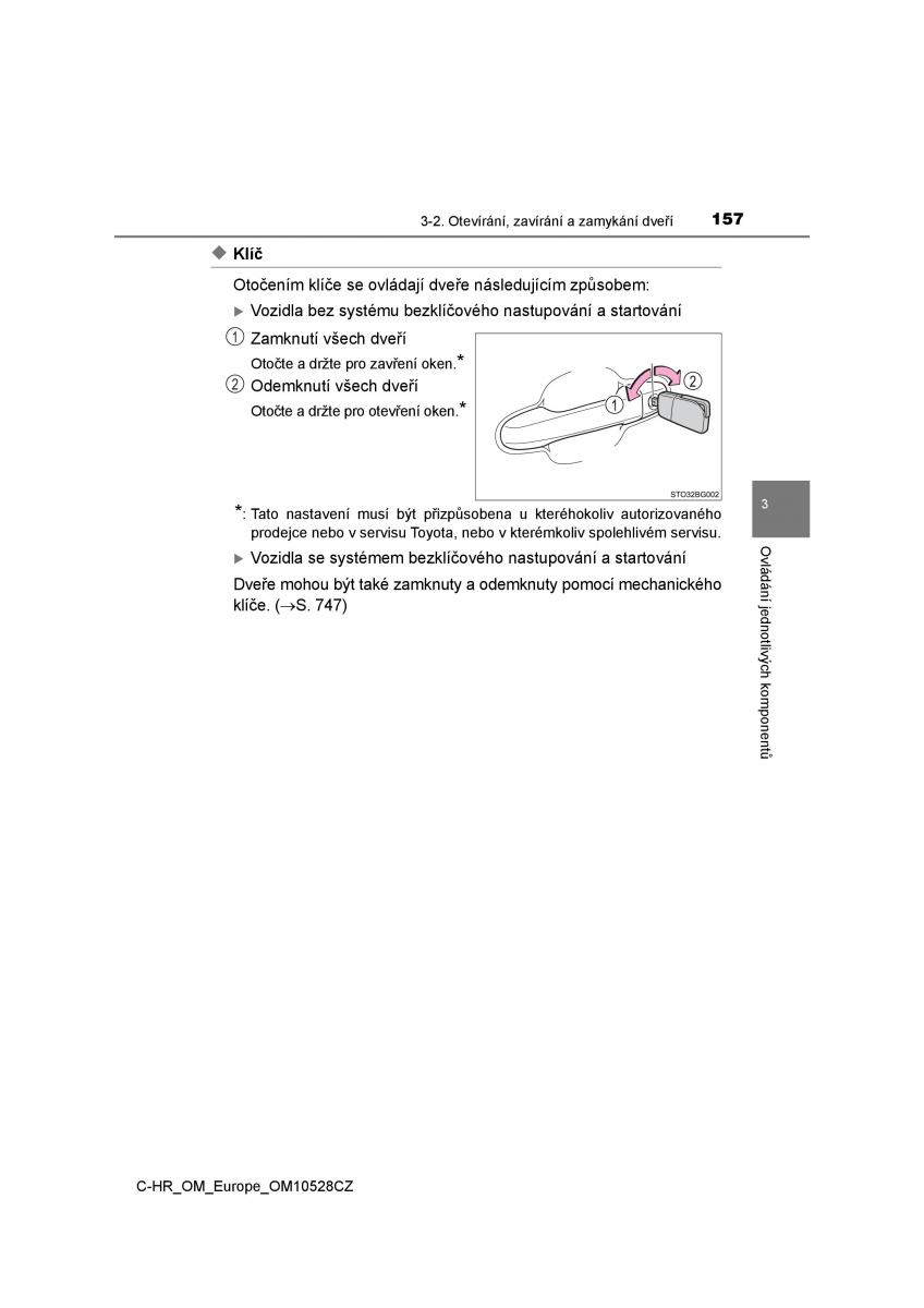 Toyota C HR navod k obsludze / page 157