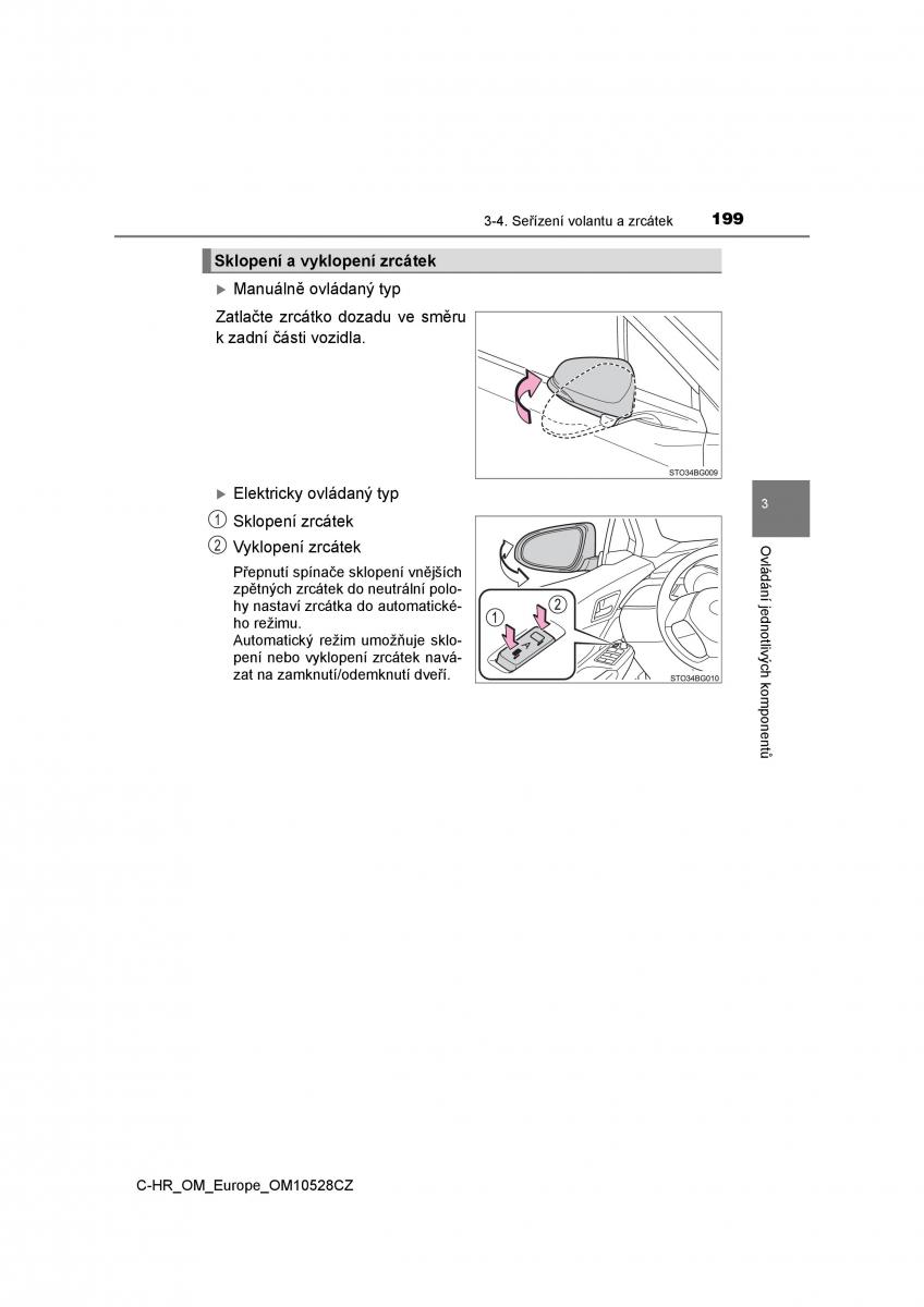 Toyota C HR navod k obsludze / page 199