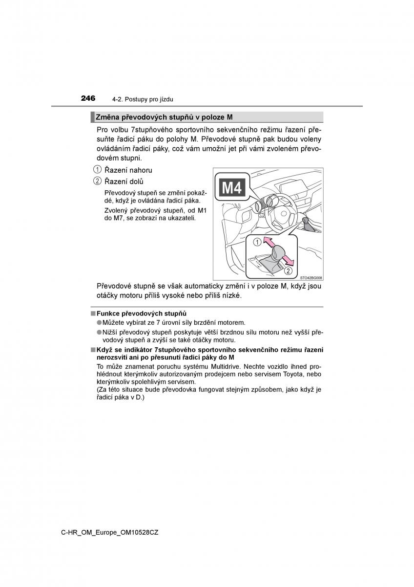 Toyota C HR navod k obsludze / page 246