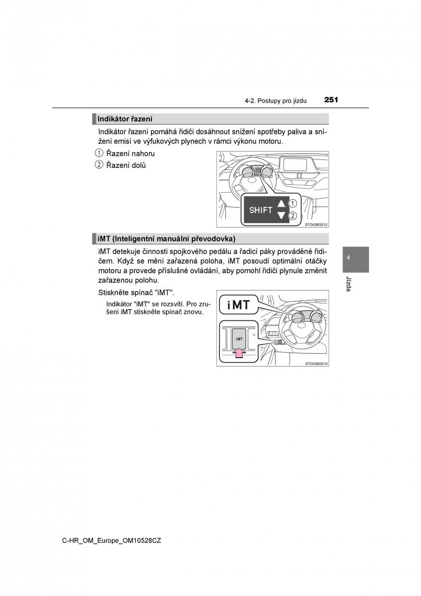 Toyota C HR navod k obsludze / page 251