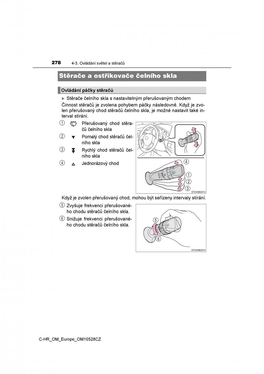 Toyota C HR navod k obsludze / page 278