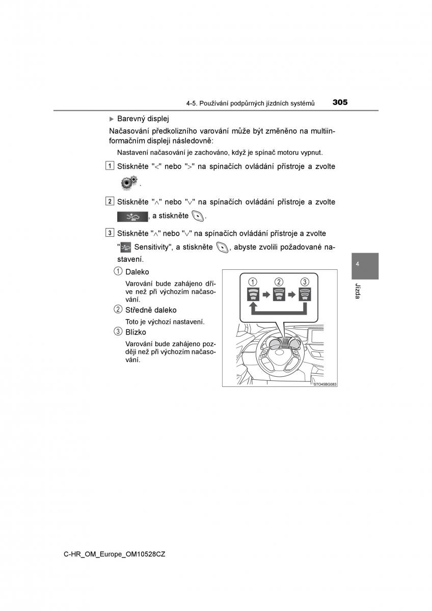 Toyota C HR navod k obsludze / page 305