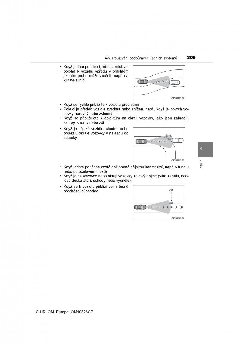 Toyota C HR navod k obsludze / page 309