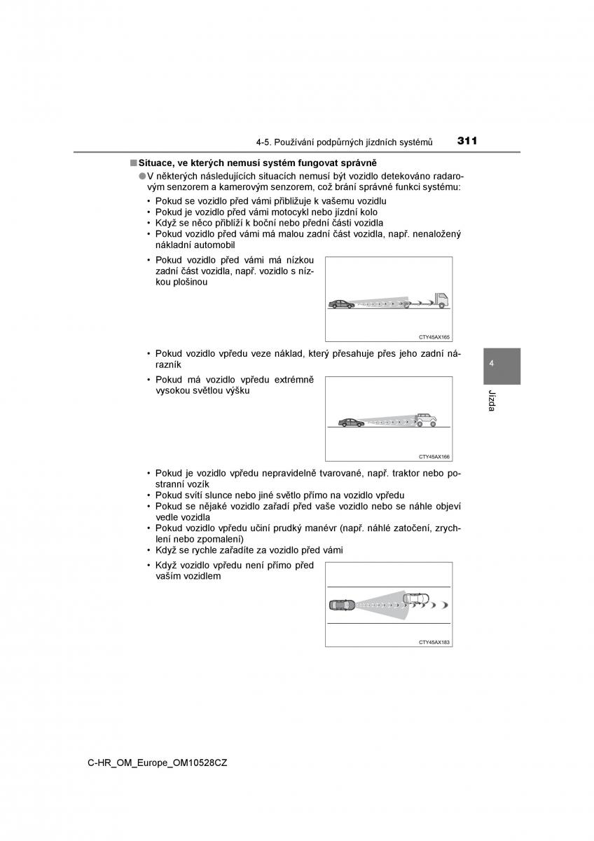 Toyota C HR navod k obsludze / page 311