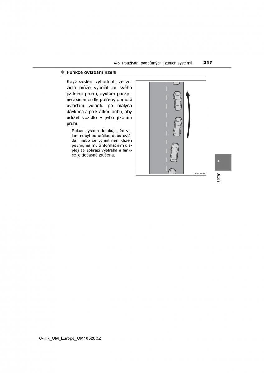 Toyota C HR navod k obsludze / page 317