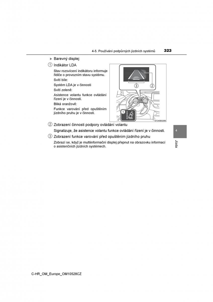 Toyota C HR navod k obsludze / page 323