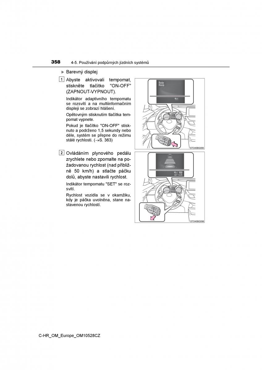 Toyota C HR navod k obsludze / page 358