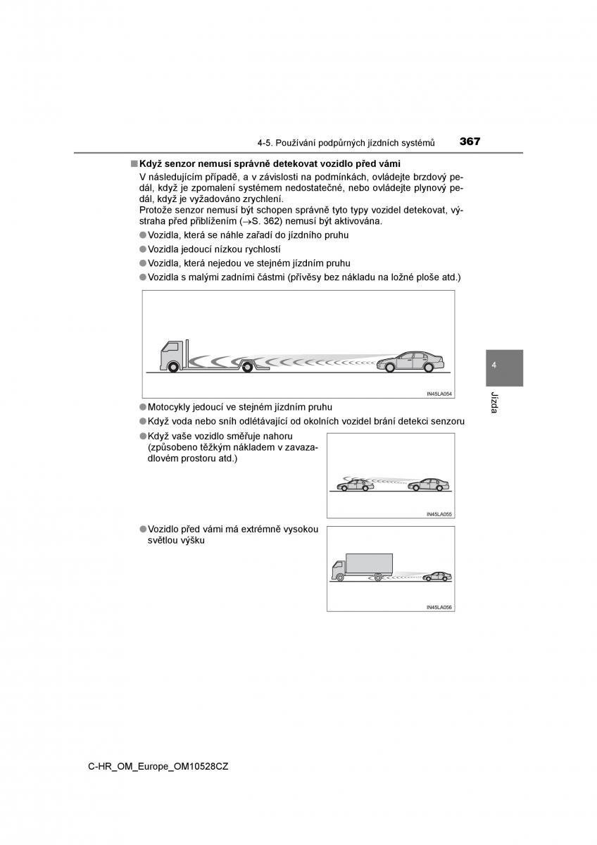 Toyota C HR navod k obsludze / page 367