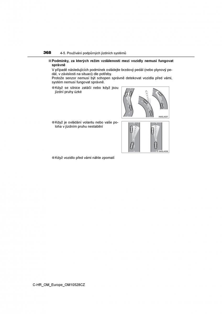 Toyota C HR navod k obsludze / page 368