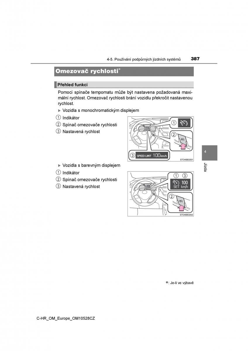 Toyota C HR navod k obsludze / page 387