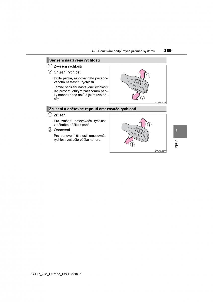 Toyota C HR navod k obsludze / page 389