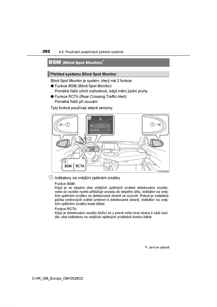 Toyota C HR navod k obsludze / page 392