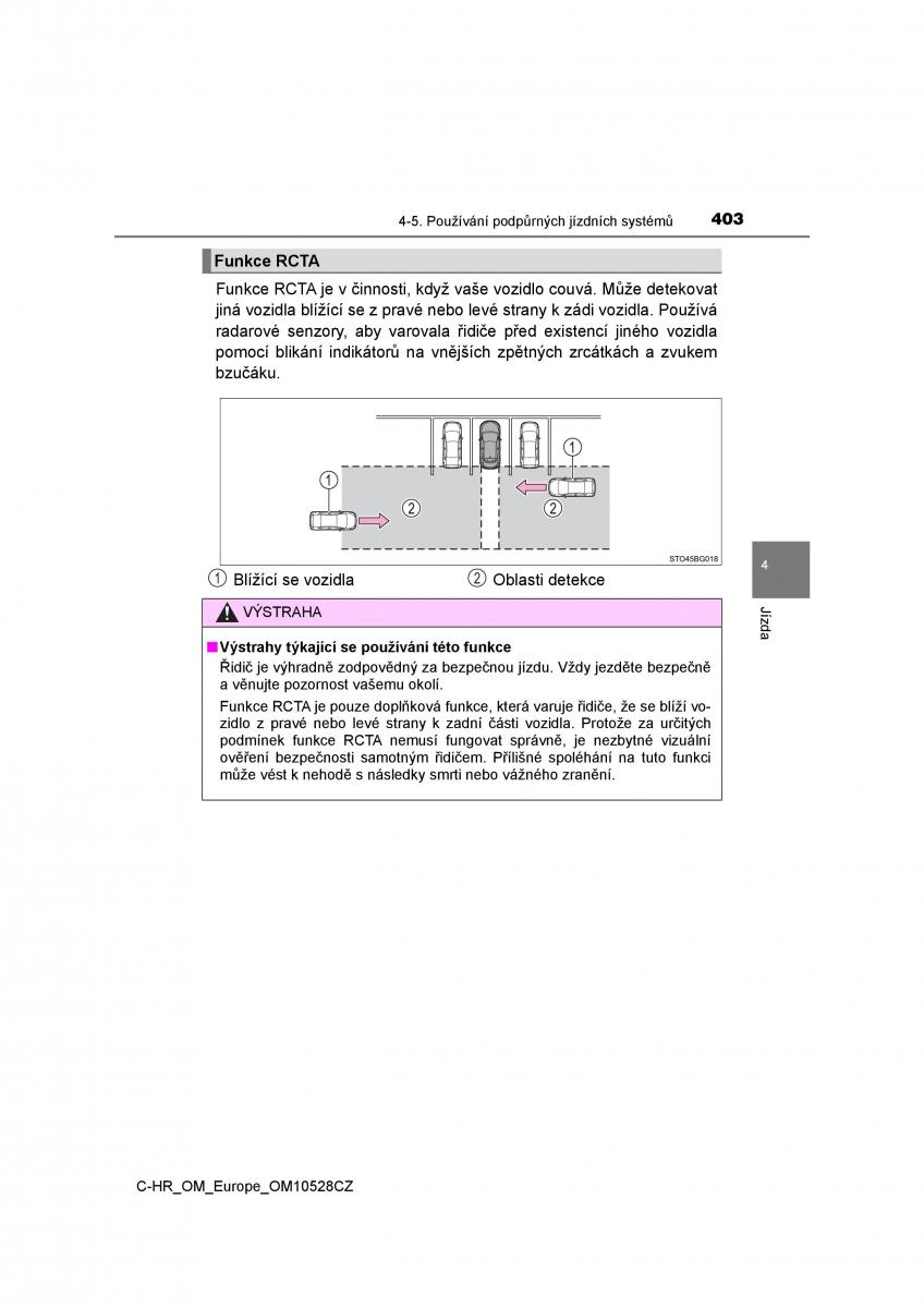 Toyota C HR navod k obsludze / page 403