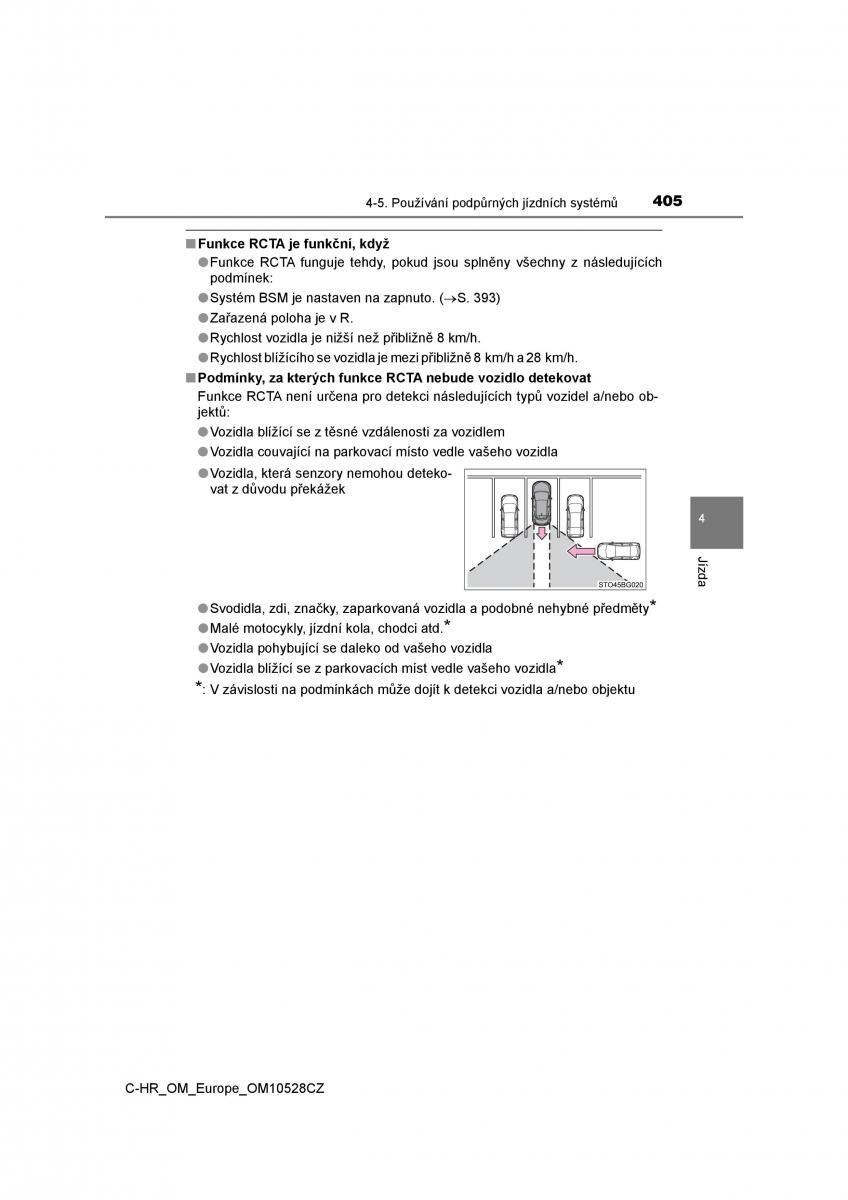 Toyota C HR navod k obsludze / page 405