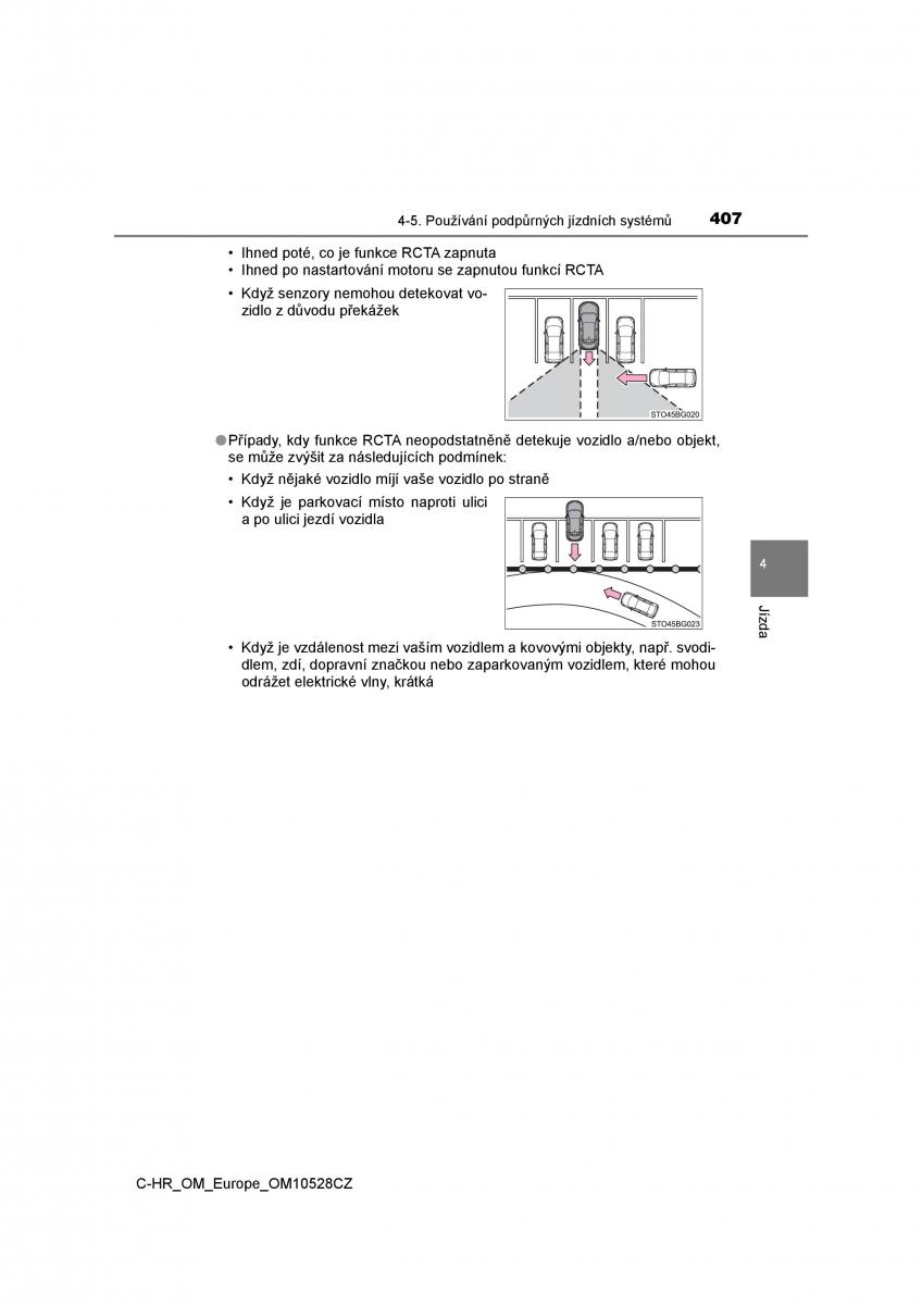 Toyota C HR navod k obsludze / page 407