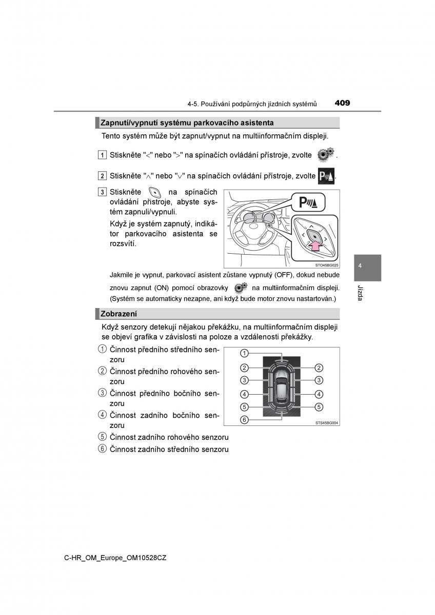 Toyota C HR navod k obsludze / page 409