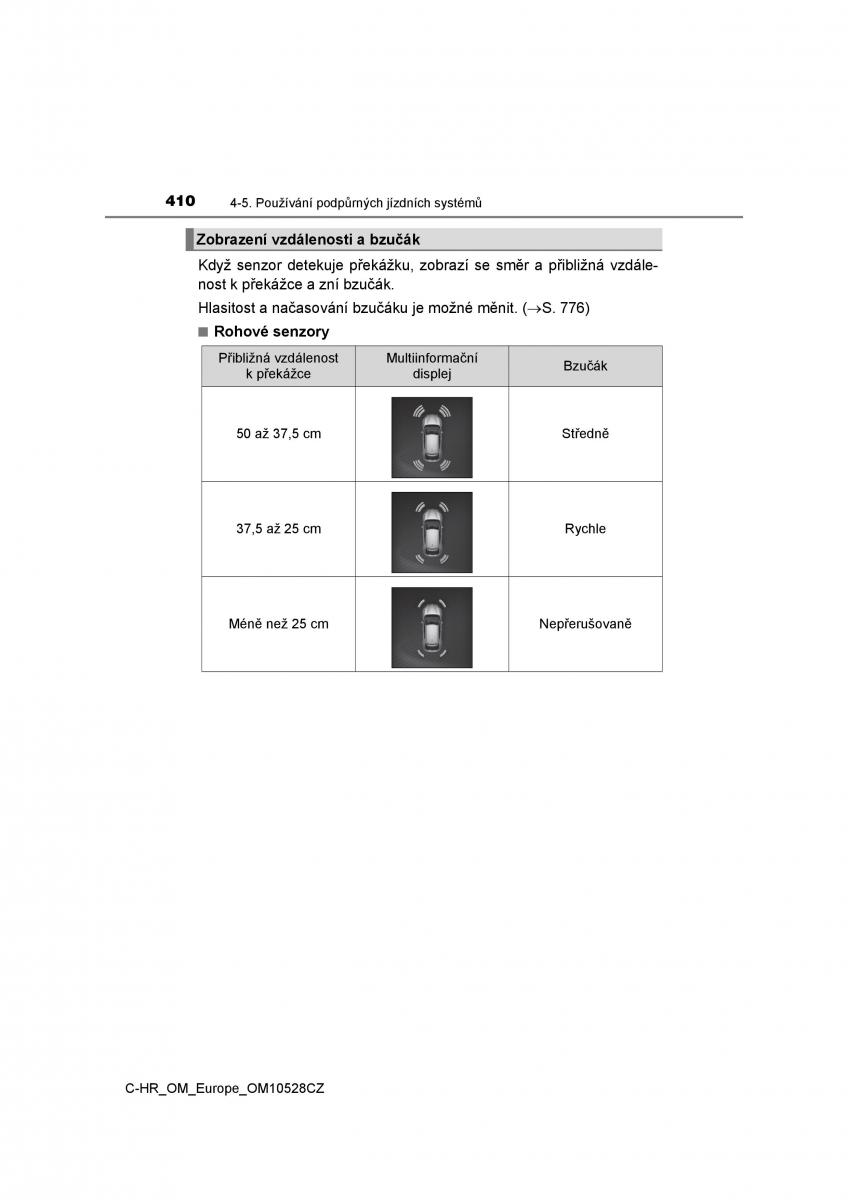 Toyota C HR navod k obsludze / page 410