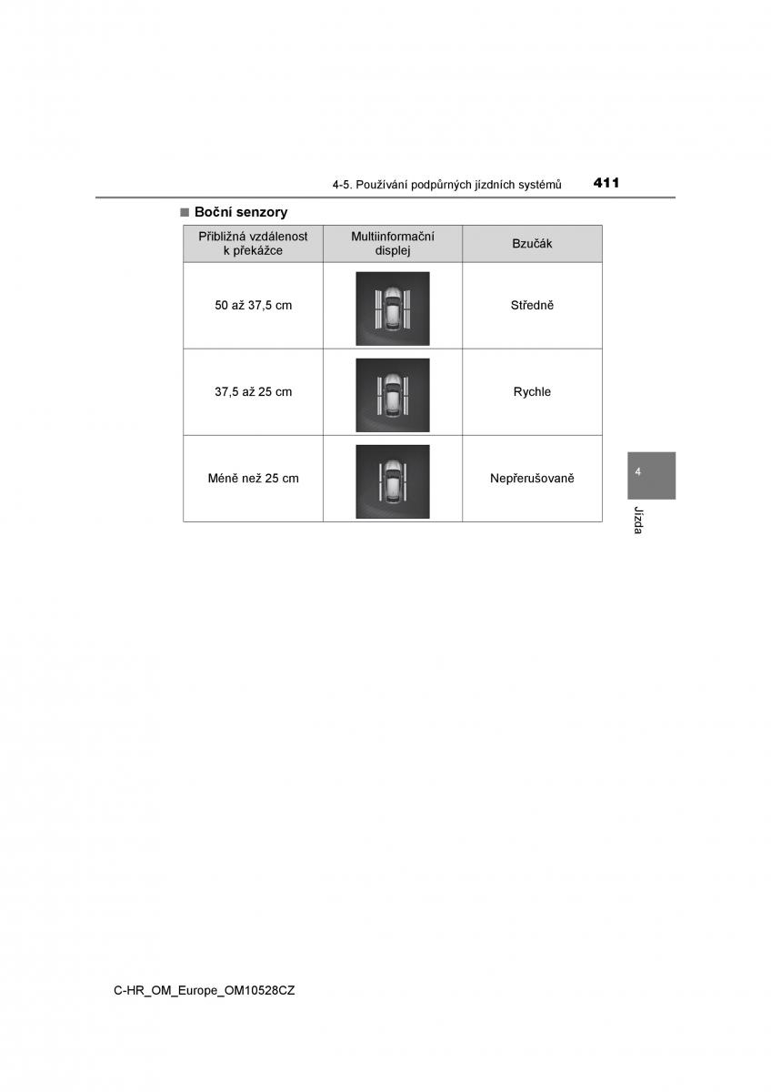 Toyota C HR navod k obsludze / page 411