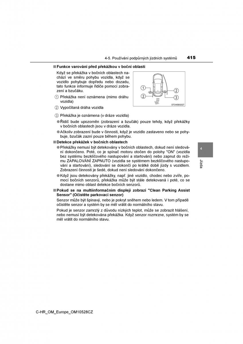 Toyota C HR navod k obsludze / page 415