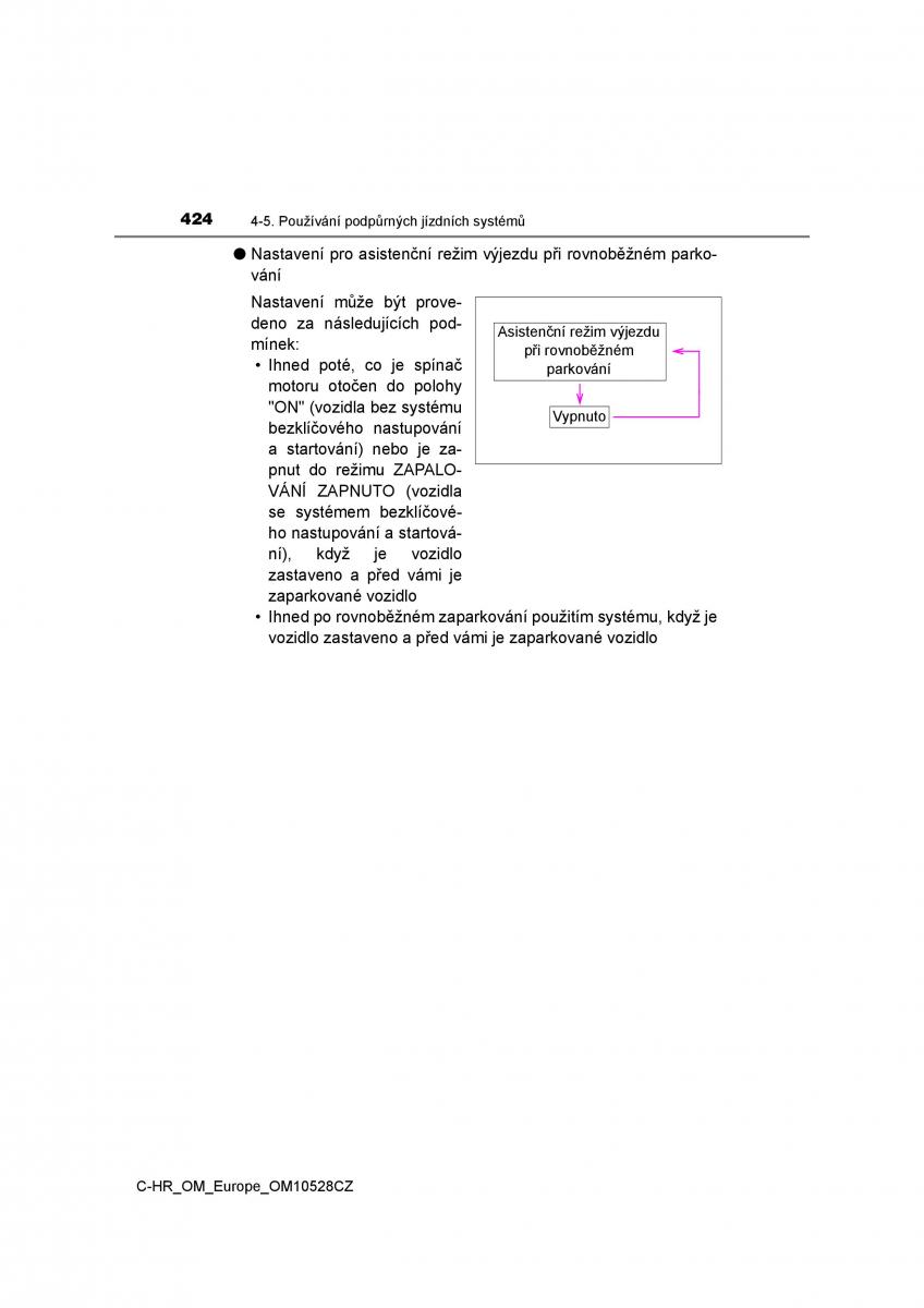 Toyota C HR navod k obsludze / page 424