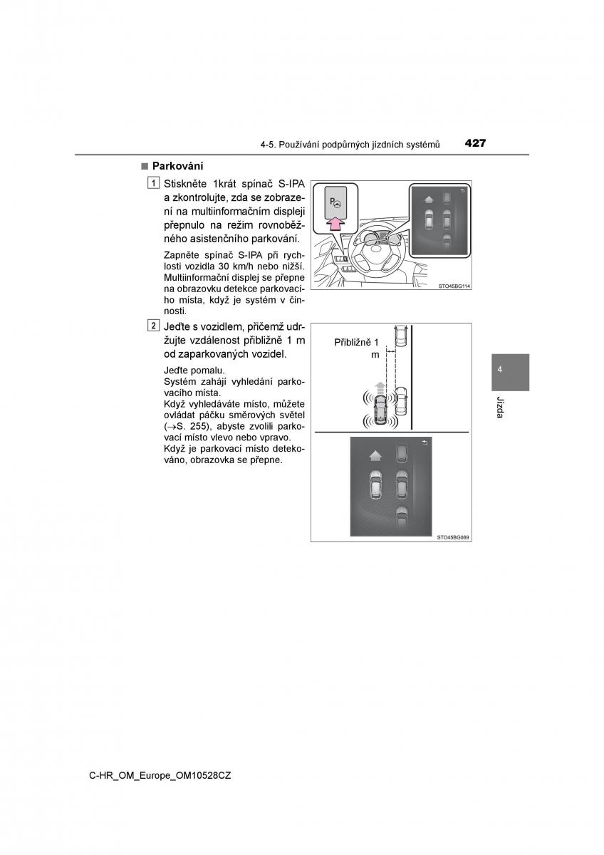 Toyota C HR navod k obsludze / page 427