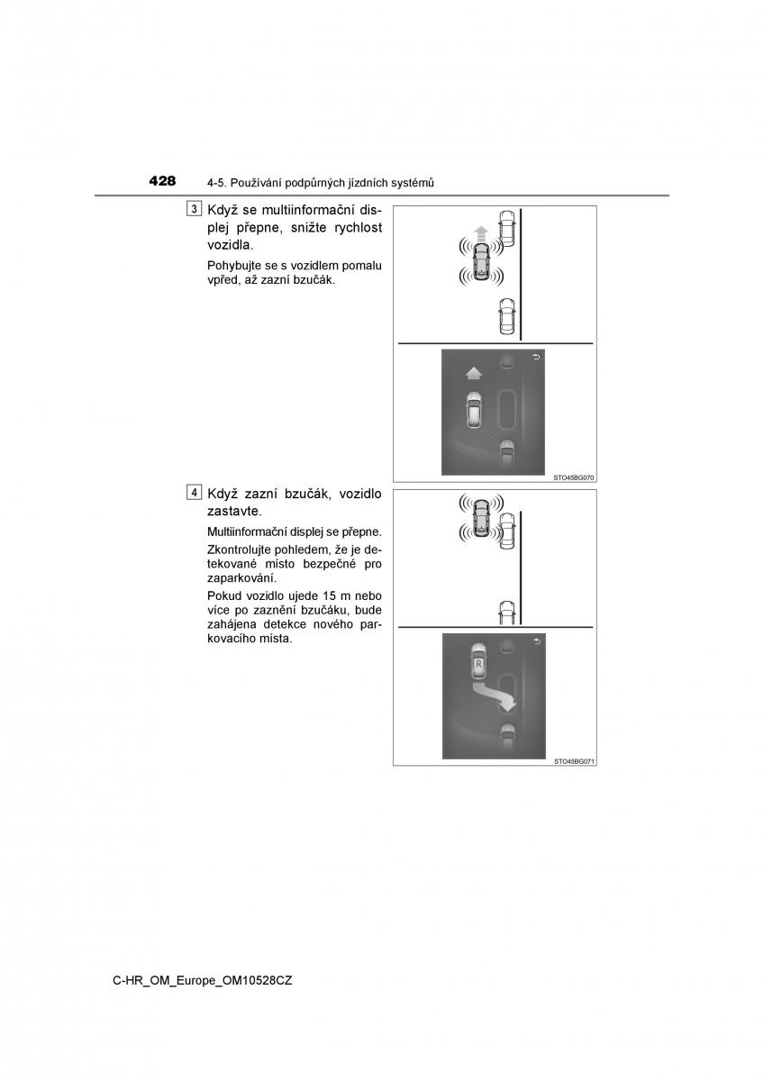 Toyota C HR navod k obsludze / page 428