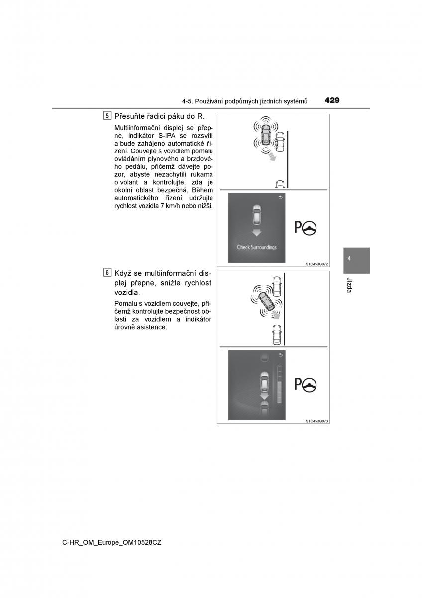 Toyota C HR navod k obsludze / page 429