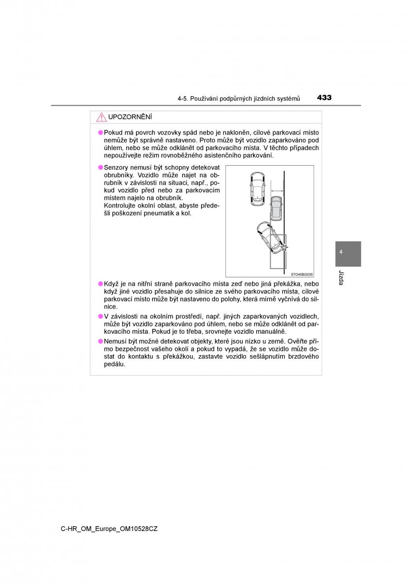 Toyota C HR navod k obsludze / page 433