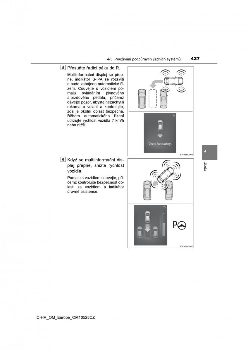 Toyota C HR navod k obsludze / page 437