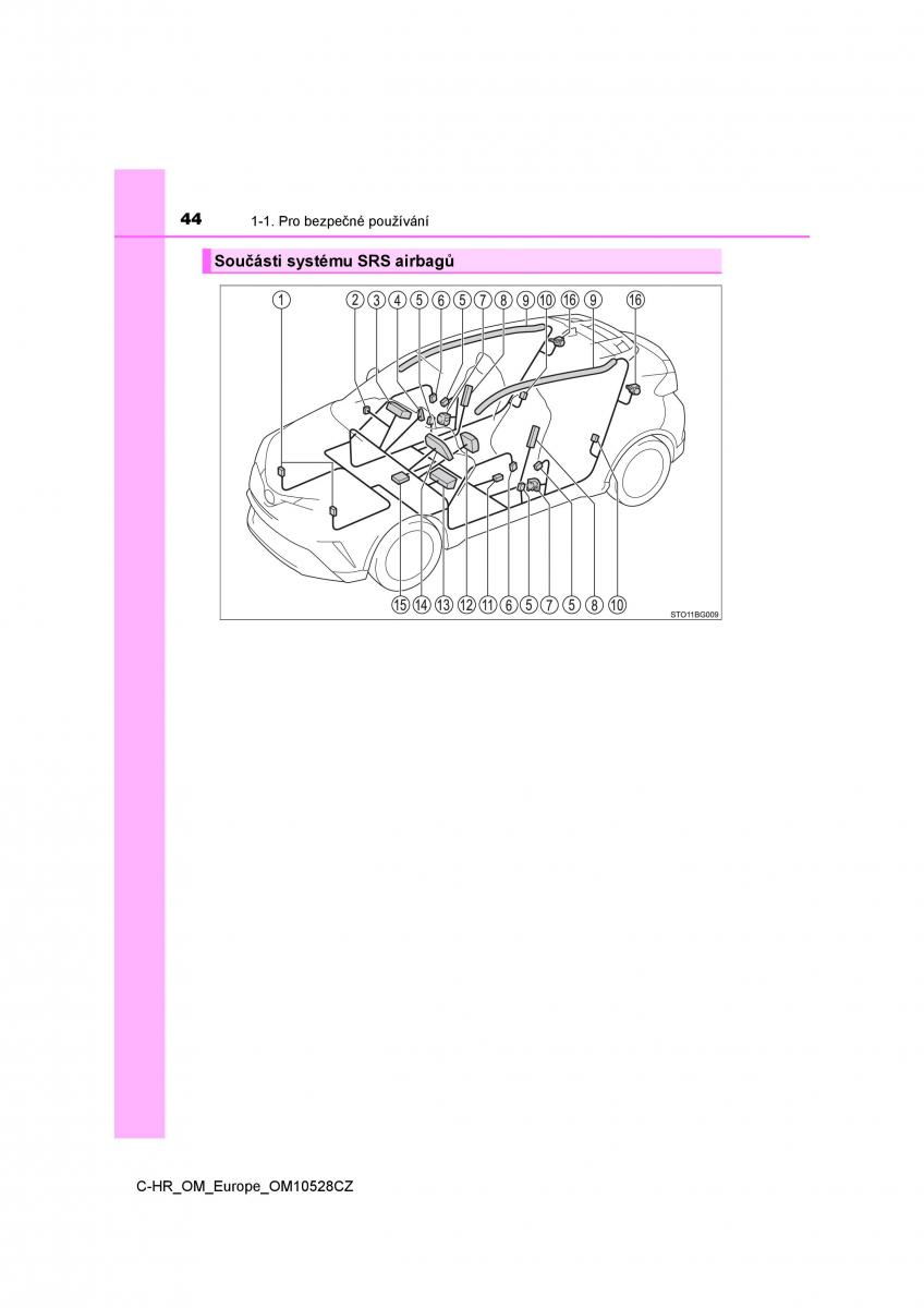 Toyota C HR navod k obsludze / page 44