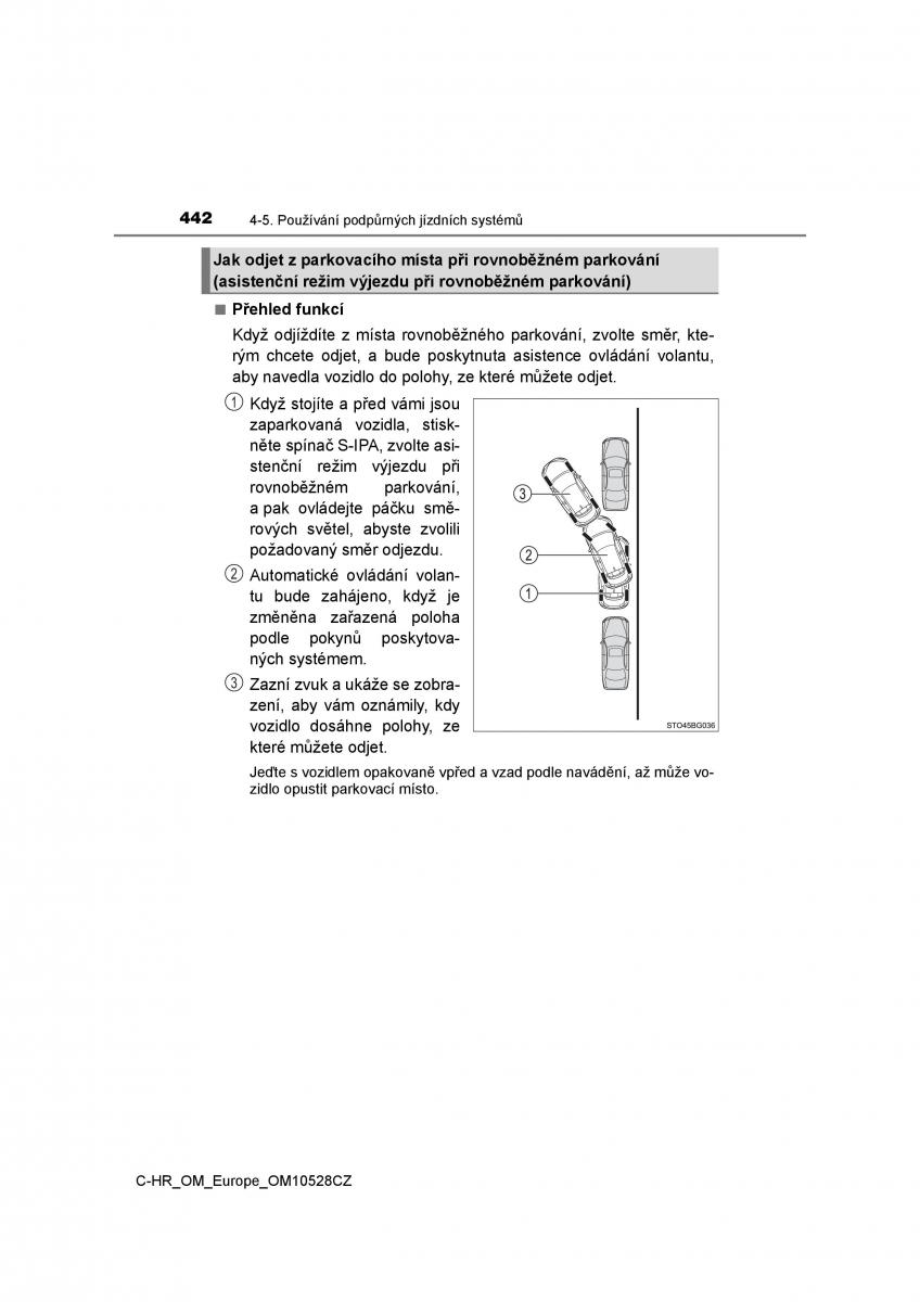 Toyota C HR navod k obsludze / page 442