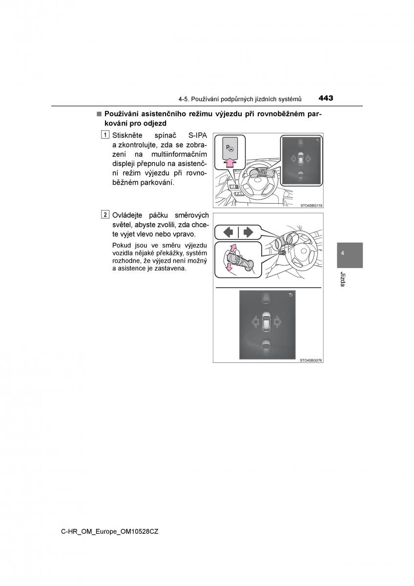 Toyota C HR navod k obsludze / page 443