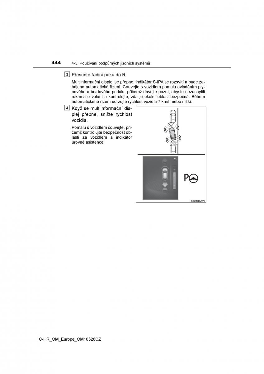 Toyota C HR navod k obsludze / page 444