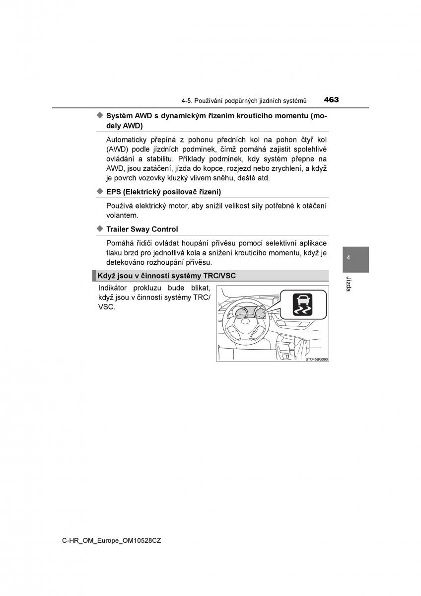 Toyota C HR navod k obsludze / page 463