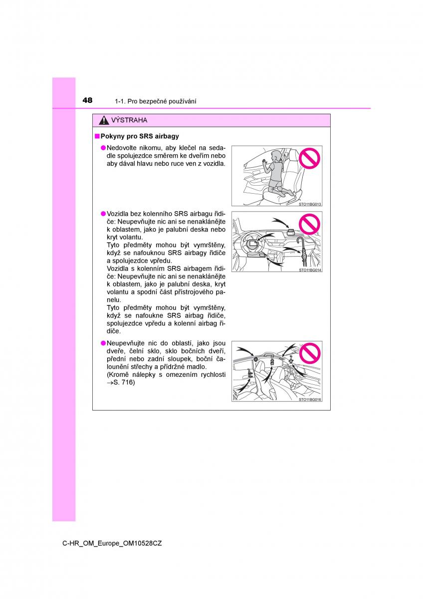 Toyota C HR navod k obsludze / page 48