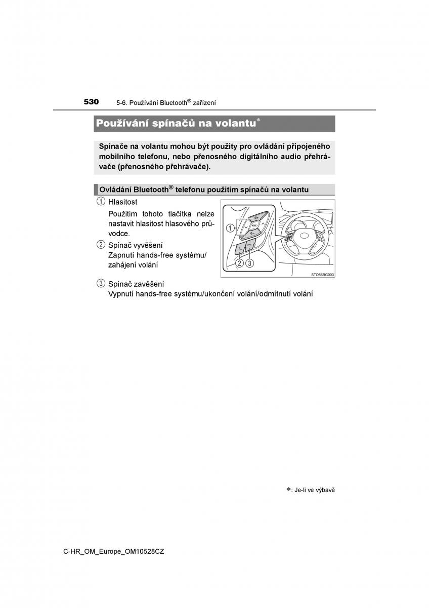 Toyota C HR navod k obsludze / page 530