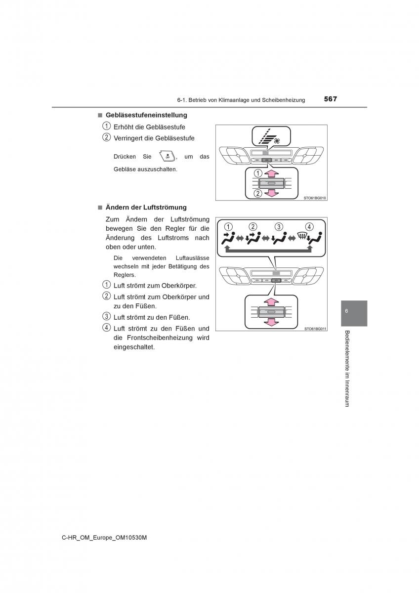 Toyota C HR Handbuch / page 567