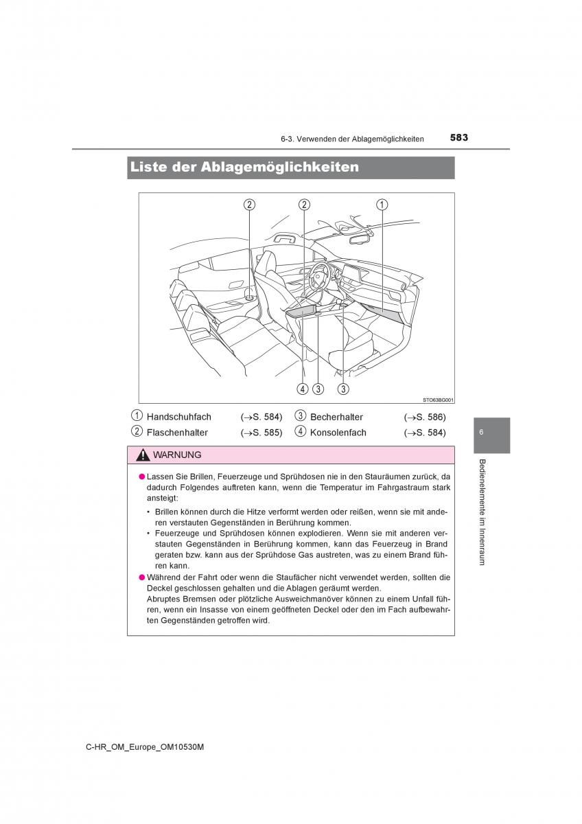 Toyota C HR Handbuch / page 583