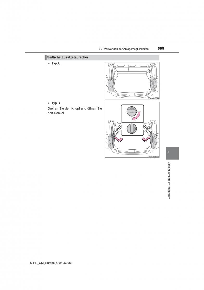 Toyota C HR Handbuch / page 589